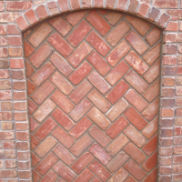 Exterior Brick Chimney Detail